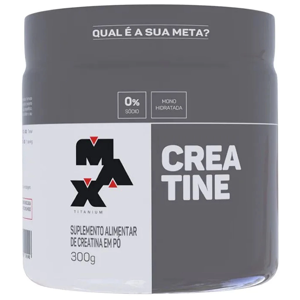 Creatina Monohidratada Pura Max Titanium 300g