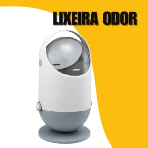Lixeira Anti Odor Spaceman Abertura Dupla Snel Home