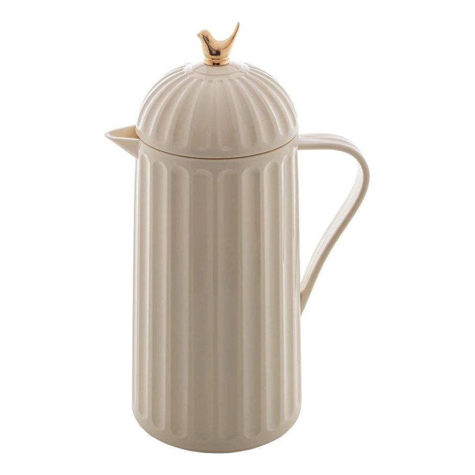 Garrafa Térmica Wolff Bird De Plástico Branca 1l Cor Branco