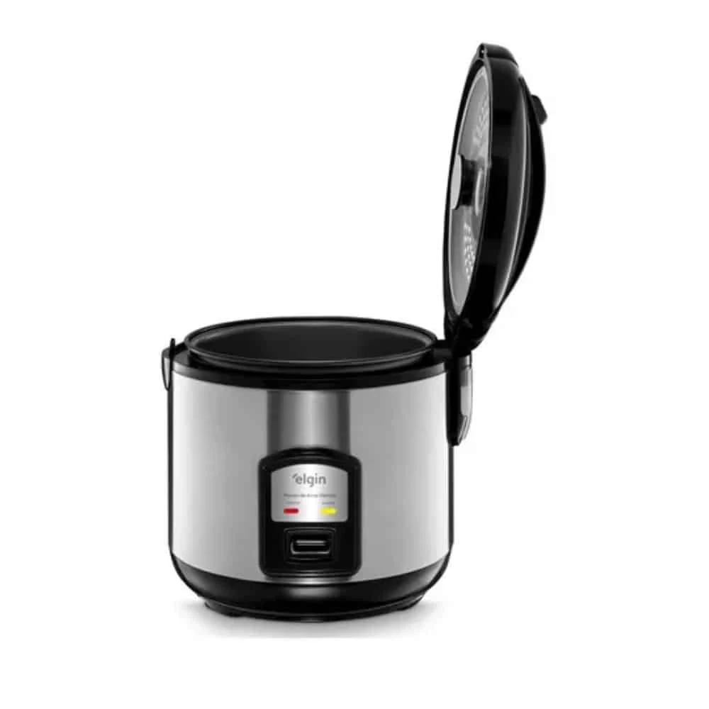 Panela De Arroz Elétrica Inox 10 Xícaras 1,8L Rizzo Elgin 127 volts