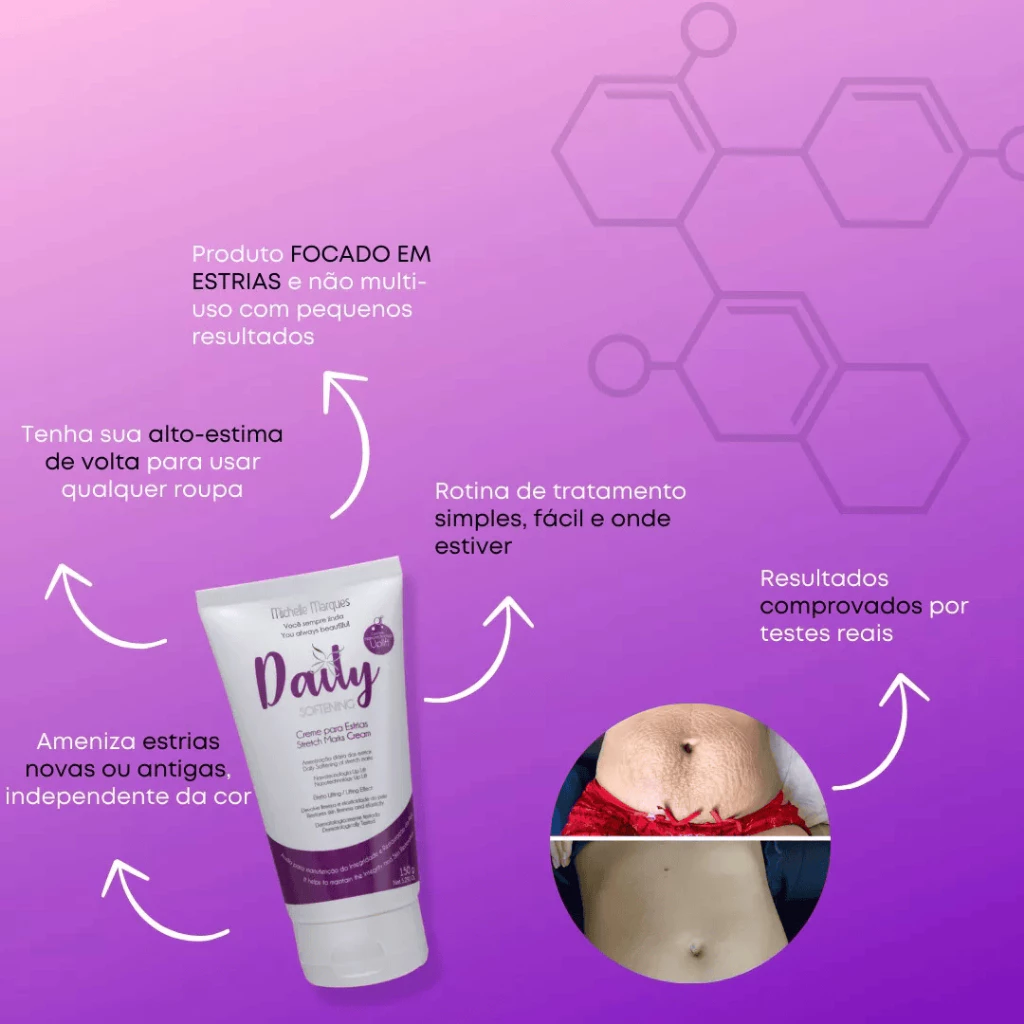 Creme Para Estrias Daily Michelle Marques Cosméticos - Image 2