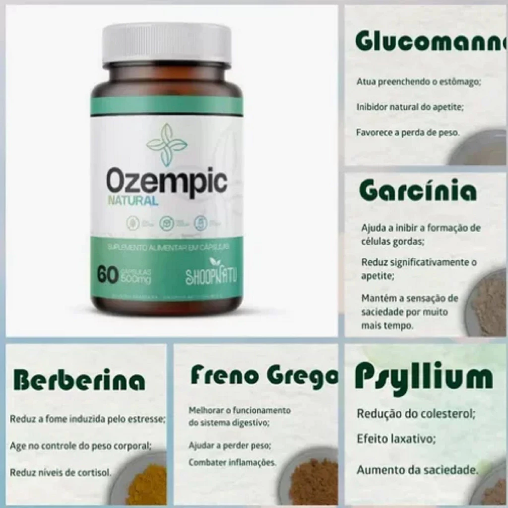 Suplemento Ozempik Natural 60 Cápsulas - Image 2
