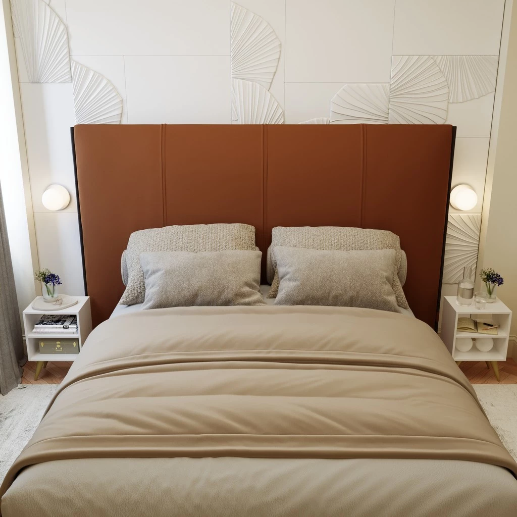 Kit 2 Mesa de Cabeceira Nicho Quarto Casal Decoração Retro Palma - Image 3