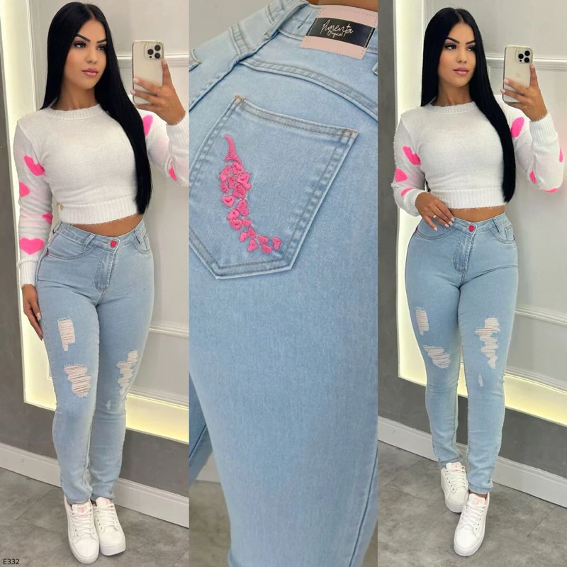 Calça jeans com lycra do 34 ao 56 pimenta doce Mary land e sal e pimenta original por favor ler a descrição do anuncio🌶️ - Image 4