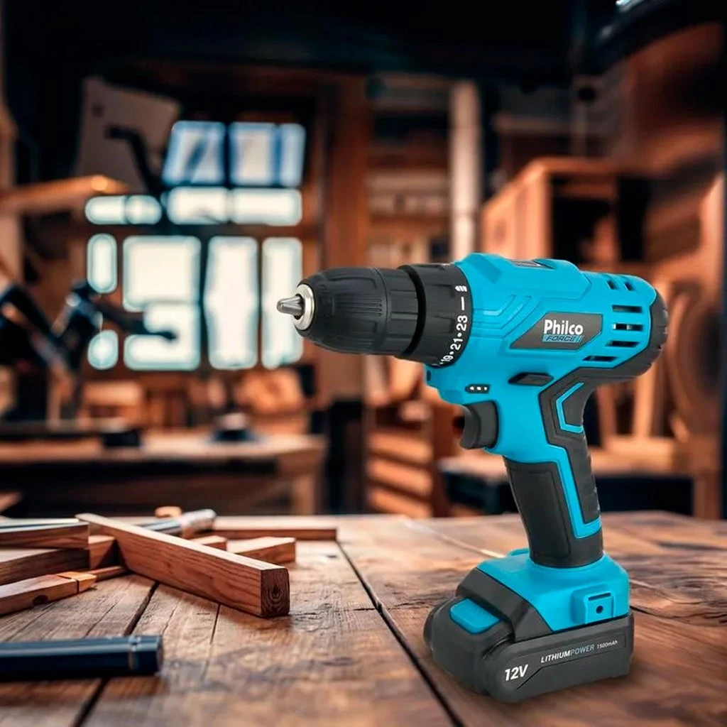 Parafusadeira Force Bivolt 2 em 1 800RPM PPF12 - Philco